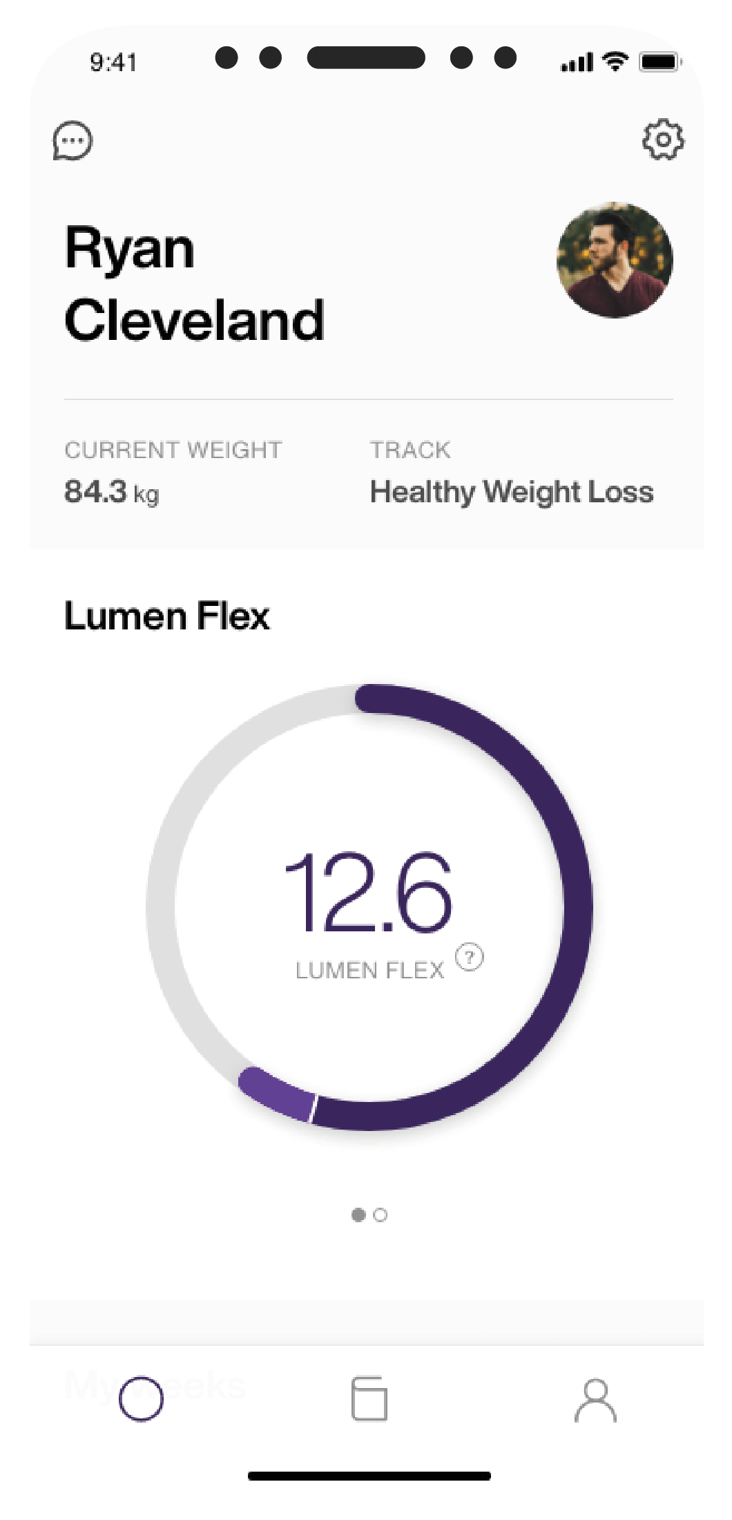 Real-time daily metabolic insights  in a phone