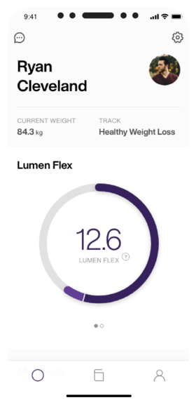 Real-time daily metabolic insights  in a phone